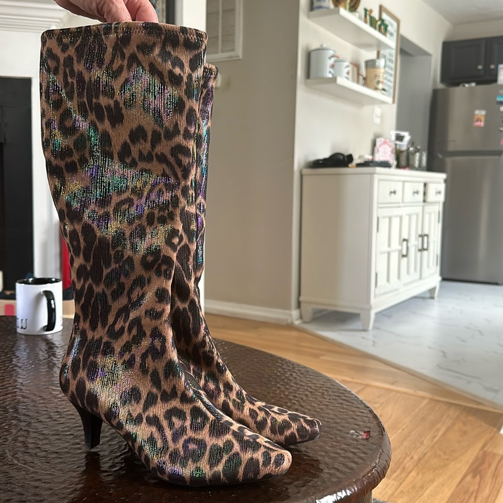 cheetah boots